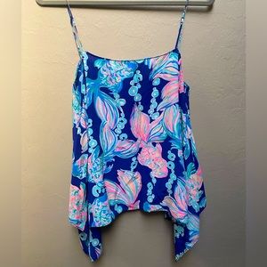 Lilly Pulitzer Silk Tank Top L